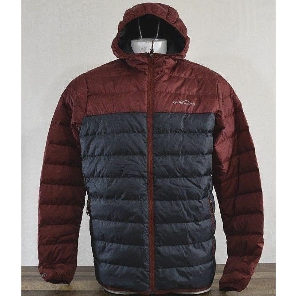 Eddie Bauer Men's Cirruslite Hooded Down Jacket - Picture 4 of 7